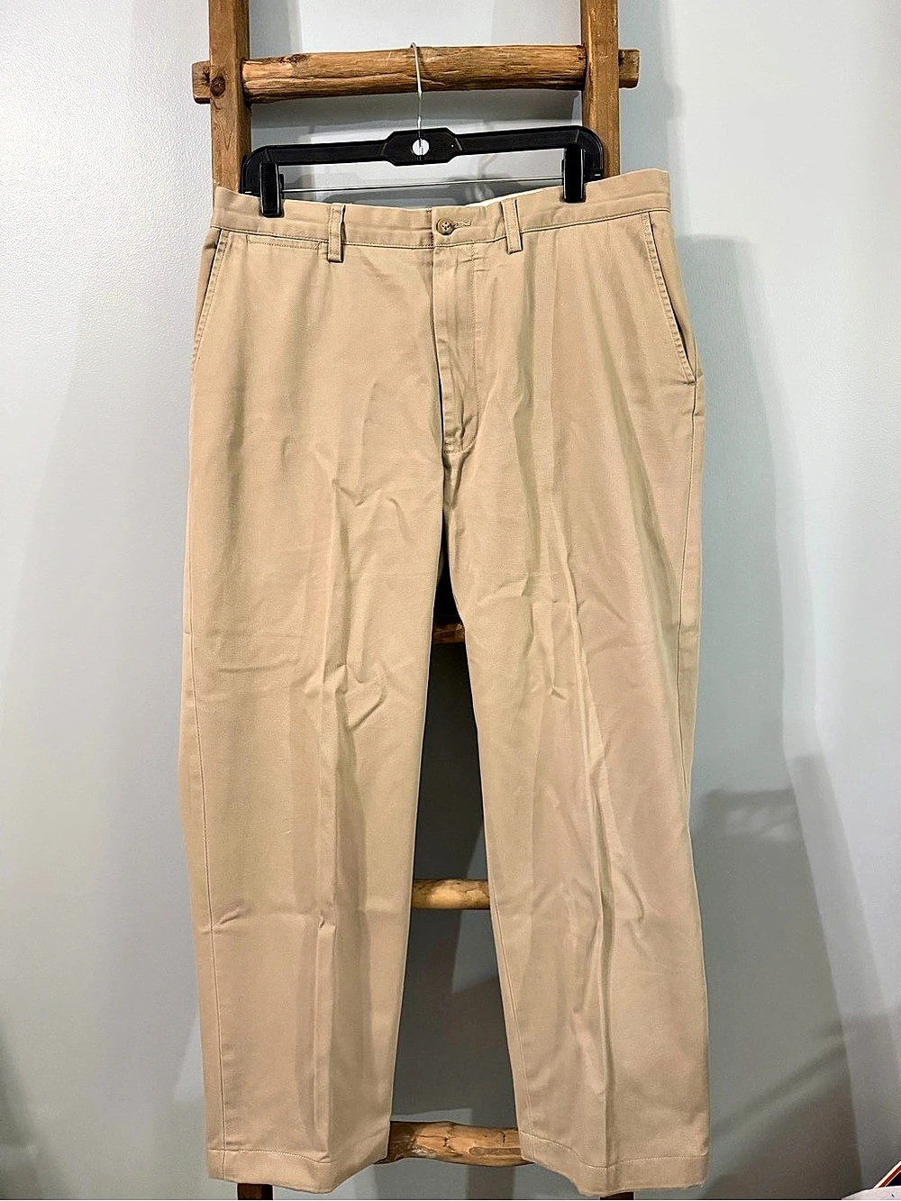 Polo Ralph Lauren Prospect Pant Mens 35x30 Khaki Chino Cotton Twill Vintage 90s